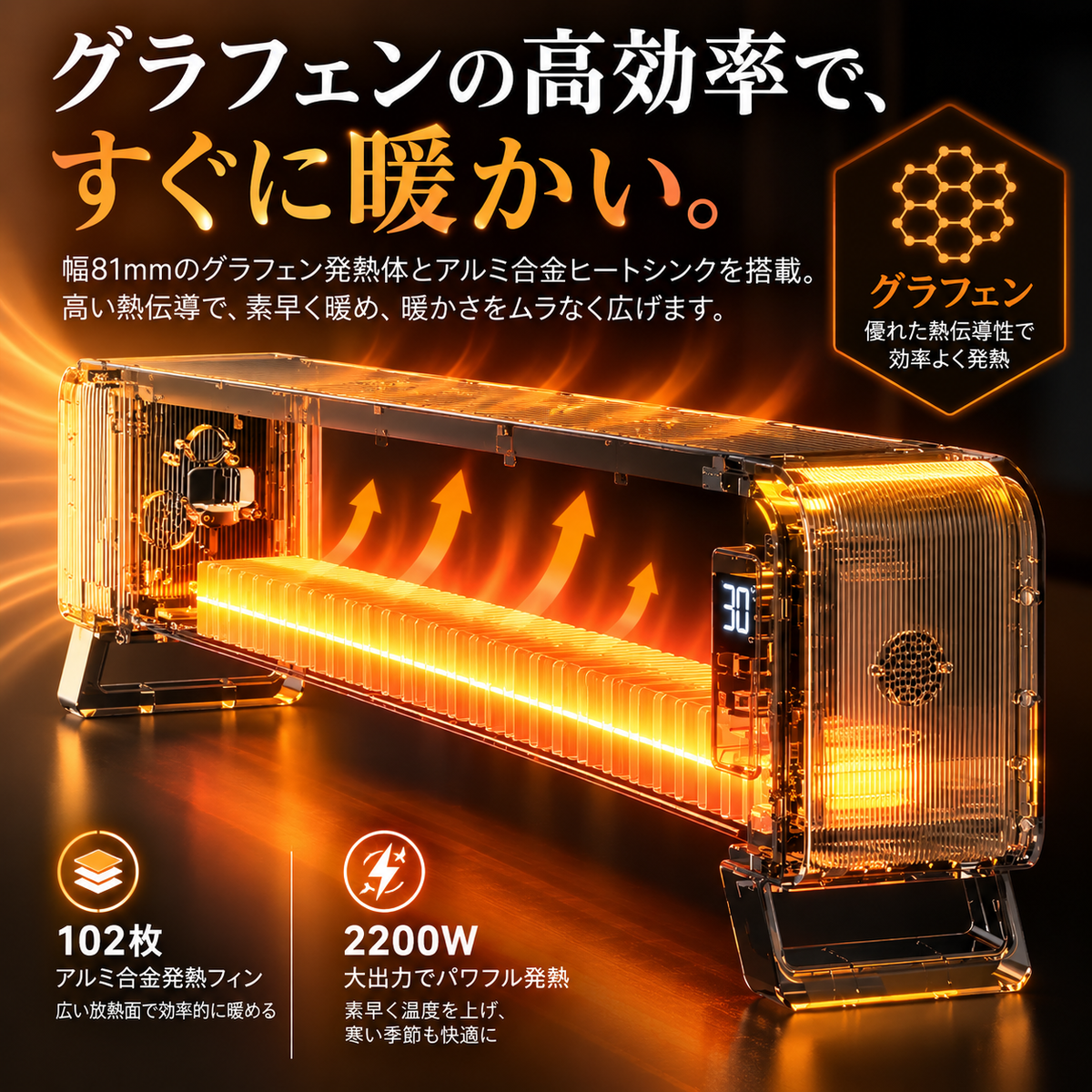 Dan Heater | グラフェン速暖ヒーター