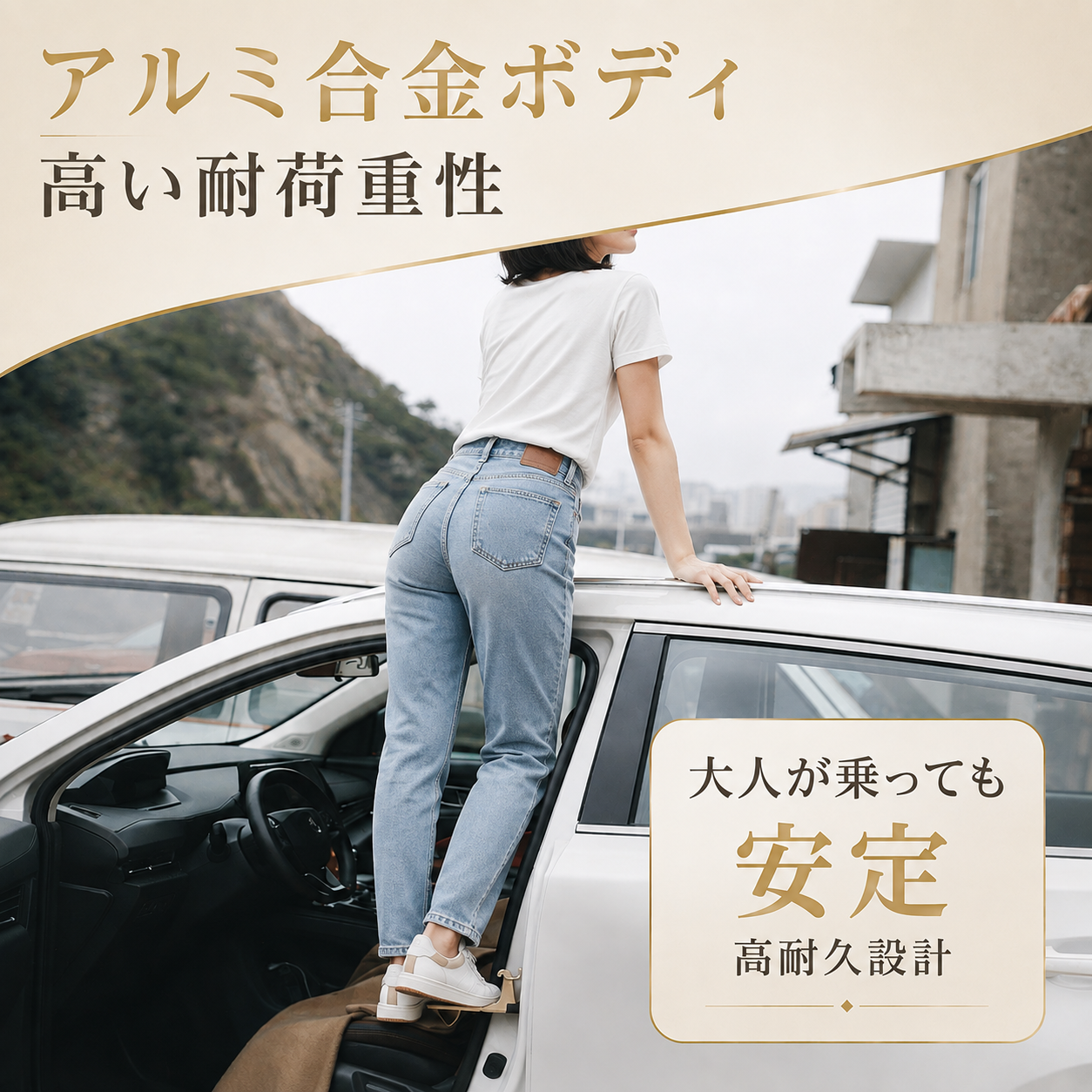 ASHIBA 車用ドアステップ